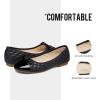 imageDREAM PAIRS Girls Dress Shoes Flower Girl Slipon Bow Ballet Flats for Wedding Party School Little KidBig KidBlack