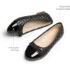 imageDREAM PAIRS Girls Dress Shoes Flower Girl Slipon Bow Ballet Flats for Wedding Party School Little KidBig KidBlack