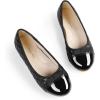 imageDREAM PAIRS Girls Dress Shoes Flower Girl Slipon Bow Ballet Flats for Wedding Party School Little KidBig KidBlack