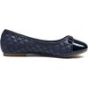 imageDREAM PAIRS Girls Dress Shoes Flower Girl Slipon Bow Ballet Flats for Wedding Party School Little KidBig KidNavyBlue