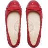 imageDREAM PAIRS Girls Dress Shoes Flower Girl Slipon Bow Ballet Flats for Wedding Party School Little KidBig KidRed