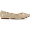 imageDREAM PAIRS Girls Dress Shoes Slipon Rhinestone Glitter Ballet Flats for Wedding Party Birthday Prom Little KidBig KidNina100gold Glitter