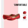 imageDREAM PAIRS Girls Dress Shoes Slipon Rhinestone Glitter Ballet Flats for Wedding Party Birthday Prom Little KidBig KidNina100red