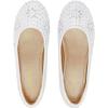 imageDREAM PAIRS Girls Dress Shoes Slipon Rhinestone Glitter Ballet Flats for Wedding Party Birthday Prom Little KidBig KidNina100white