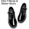 imageDREAM PAIRS Girls Mary Jane Dress Shoes Chunky Platform School Uniform Shoes TStrap Oxfords Loafers Star FlatsAll Black