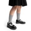 imageDREAM PAIRS Girls Mary Jane Dress Shoes Chunky Platform School Uniform Shoes TStrap Oxfords Loafers Star FlatsAll Black