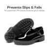 imageDREAM PAIRS Girls Mary Jane Dress Shoes Chunky Platform School Uniform Shoes TStrap Oxfords Loafers Star FlatsAll Black