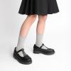imageDREAM PAIRS Girls Mary Jane Dress Shoes Chunky Platform School Uniform Shoes TStrap Oxfords Loafers Star FlatsBlack Stars