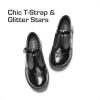 imageDREAM PAIRS Girls Mary Jane Dress Shoes Chunky Platform School Uniform Shoes TStrap Oxfords Loafers Star FlatsBlackpu