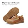 imageDREAM PAIRS Girls Mary Jane Dress Shoes School Uniform ToeProtective TStrap Ballet Flats Toddler Little KidBrown
