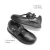 imageDREAM PAIRS Girls Mary Jane School Uniform Shoes TStrap Flat Sneakers for ToddlerLittle KidBlack