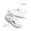 imageDREAM PAIRS Girls Mary Jane School Uniform Shoes TStrap Flat Sneakers for ToddlerLittle KidWhite