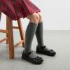 imageDREAM PAIRS Girls School Uniform Shoes Mary Jane Dress Flats for Little KidBig KidBlackPat