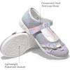 imageDREAM PAIRS Girls School Uniform Shoes Mary Jane Dress Flats for Little KidBig KidRainbow