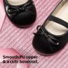 imageDREAM PAIRS Toddler Girls Dress Shoes Party Wedding Flower Girl Ballet FlatsAll Black
