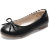 imageDREAM PAIRS Girls Dress Shoes Ballet Flats Slipon Fashion Bow Flower Girl Shoes for Wedding School Party BirthdayBlack