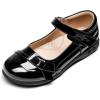 imageDREAM PAIRS Girls School Uniform Shoes Mary Jane Dress Flats for Little KidBig KidBlackPat