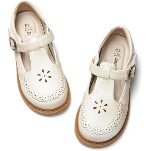 imageDREAM PAIRS Girl Mary Jane Dress Shoes  Ballet Flats for Girl School Uniform Shoes for Toddler Little GirlsWhite