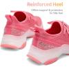 imageDREAM PAIRS Girls SlipOn Sneakers Kids Sparkle Pop Lightweight Jelly Sole Walking ShoesHot Pink
