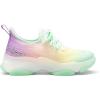 imageDREAM PAIRS Girls SlipOn Sneakers Kids Sparkle Pop Lightweight Jelly Sole Walking ShoesRainbowYellow