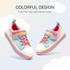 imageDREAM PAIRS Toddler Girls Shoes Rainbow Sneakers Casual School Walking Hook and Loop Footwear for ToddlerLittle KidsRainbowBlue