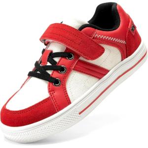 imageDREAM PAIRS Kid Sneakers Girls Boys School Loafers Shoes LilLegends TimberTotWhiteRed