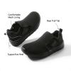imageDREAM PAIRS Boys Girls Shoes Kids Slip on Tennis EZOns MightyMovers Running Athletic Barefoot Zero Drop Sports SneakersBlack Monochrome