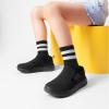 imageDREAM PAIRS Boys Girls Shoes Kids Slip on Tennis EZOns MightyMovers Running Athletic Barefoot Zero Drop Sports SneakersBlack Monochrome