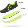 imageDREAM PAIRS Boys Girls Shoes Kids Slip on Tennis EZOns MightyMovers Running Athletic Barefoot Zero Drop Sports SneakersGreyNeon