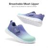 imageDREAM PAIRS Boys Girls Shoes Kids Slip on Tennis EZOns MightyMovers Running Athletic Barefoot Zero Drop Sports SneakersLight GreenBlue