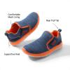 imageDREAM PAIRS Boys Girls Shoes Kids Slip on Tennis EZOns MightyMovers Running Athletic Barefoot Zero Drop Sports SneakersNavyOrange