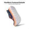 imageDREAM PAIRS Boys Girls Shoes Kids Slip on Tennis EZOns MightyMovers Running Athletic Barefoot Zero Drop Sports SneakersNavyOrange