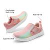 imageDREAM PAIRS Boys Girls Shoes Kids Slip on Tennis EZOns MightyMovers Running Athletic Barefoot Zero Drop Sports SneakersPinkRainbow
