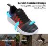 imageDREAM PAIRS Girls Boys Shoes Kids Tennis Sparkle Glitter Lace up Athletic Running SneakersBlackRoyal BlueRed