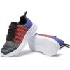 imageDREAM PAIRS Girls Boys Shoes Kids Tennis Sparkle Glitter Lace up Athletic Running SneakersBlackRoyal BlueRed