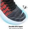 imageDREAM PAIRS Girls Boys Shoes Kids Tennis Sparkle Glitter Lace up Athletic Running SneakersBlackRoyal BlueRed