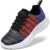 imageDREAM PAIRS Girls Boys Shoes Kids Tennis Sparkle Glitter Lace up Athletic Running SneakersBlackRoyal BlueRed