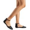 imageDREAM PAIRS Flapointed Womens Casual DOrsay Pointed Plain Ballet Comfort Soft Slip On Flats ShoesAll Black