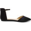 imageDREAM PAIRS Flapointed Womens Casual DOrsay Pointed Plain Ballet Comfort Soft Slip On Flats ShoesClassic Black