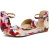 imageDREAM PAIRS Flapointed Womens Casual DOrsay Pointed Plain Ballet Comfort Soft Slip On Flats ShoesPink Floral