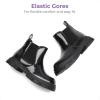 imageDREAM PAIRS Girls Chelsea Boots Side Zipper Lug Sole Ankle Booties ToddlerLittle KidBig KidAll Black