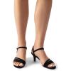 imageDREAM PAIRS Womens Kitten Heels Open Round Toe Comfortable Strappy Heels for Dressy Wedding Party Evening SandalsBlacknubuck