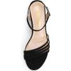 imageDREAM PAIRS Womens Kitten Heels Open Round Toe Comfortable Strappy Heels for Dressy Wedding Party Evening SandalsBlacknubuck