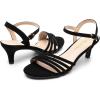 imageDREAM PAIRS Womens Kitten Heels Open Round Toe Comfortable Strappy Heels for Dressy Wedding Party Evening SandalsBlacknubuck