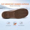 imageDREAM PAIRS Womens Snow Winter Boots Mid Calf Waterproof Duck Warm Outdoor Winter Boots ShoesTanKhaki