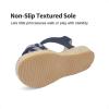 imageDREAM PAIRS Girls Espadrille Flatform Platform Wedge Open Toe Summer Sandals for Little Kid Big Kid Casual Vacation or Formal UseNavy