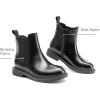 imageDREAM PAIRS Girls Ankle Boots with Side Zipper Chelsea Booties Low Heels Girl Fashion Shoes for ToddlerLittle KidBig KidBlack