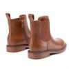 imageDREAM PAIRS Girls Ankle Boots with Side Zipper Chelsea Booties Low Heels Girl Fashion Shoes for ToddlerLittle KidBig KidTan