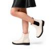 imageDREAM PAIRS Girls Ankle Boots with Side Zipper Chelsea Booties Low Heels Girl Fashion Shoes for ToddlerLittle KidBig KidWhiteBlack