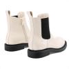 imageDREAM PAIRS Girls Ankle Boots with Side Zipper Chelsea Booties Low Heels Girl Fashion Shoes for ToddlerLittle KidBig KidWhiteBlack